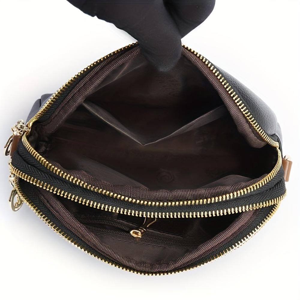 Mila | Small but Spacious — Leather Shoulder Bag