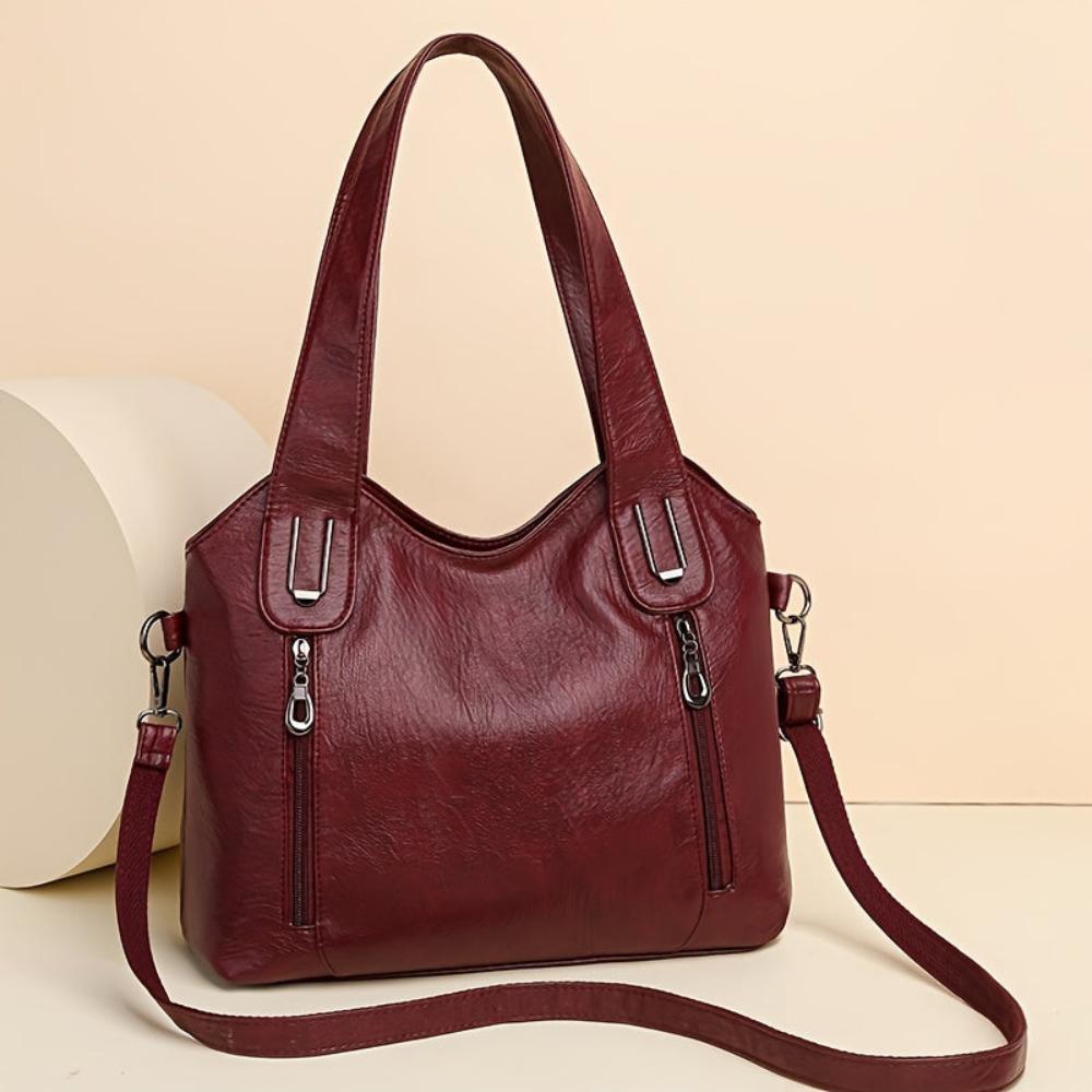 Emma | Timeless and Familiar — Retro Leather Shoulder Bag