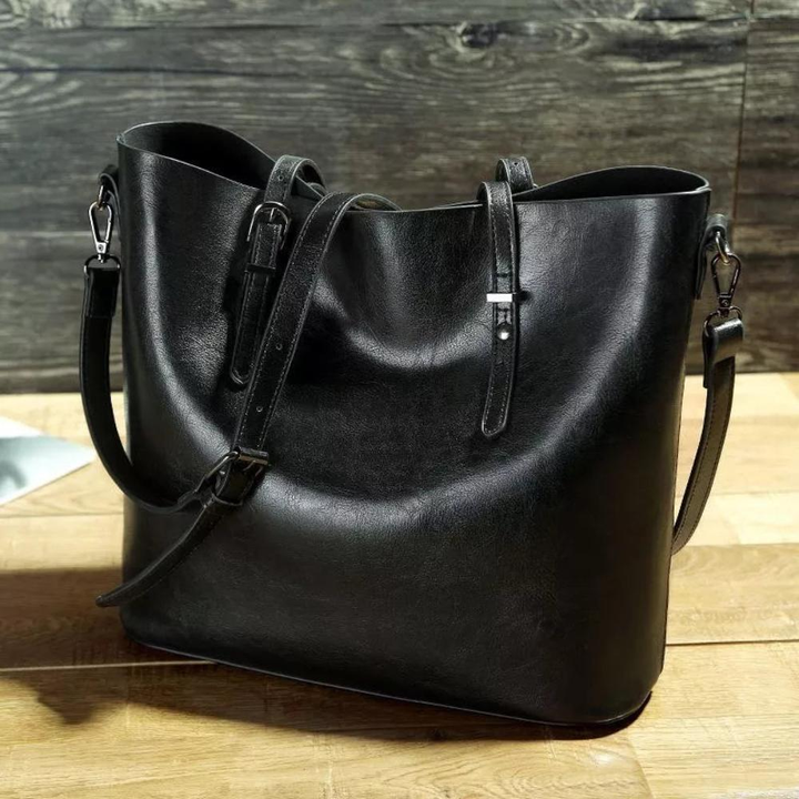 Nicole | Carry it all day — Leather Shoulder Bag