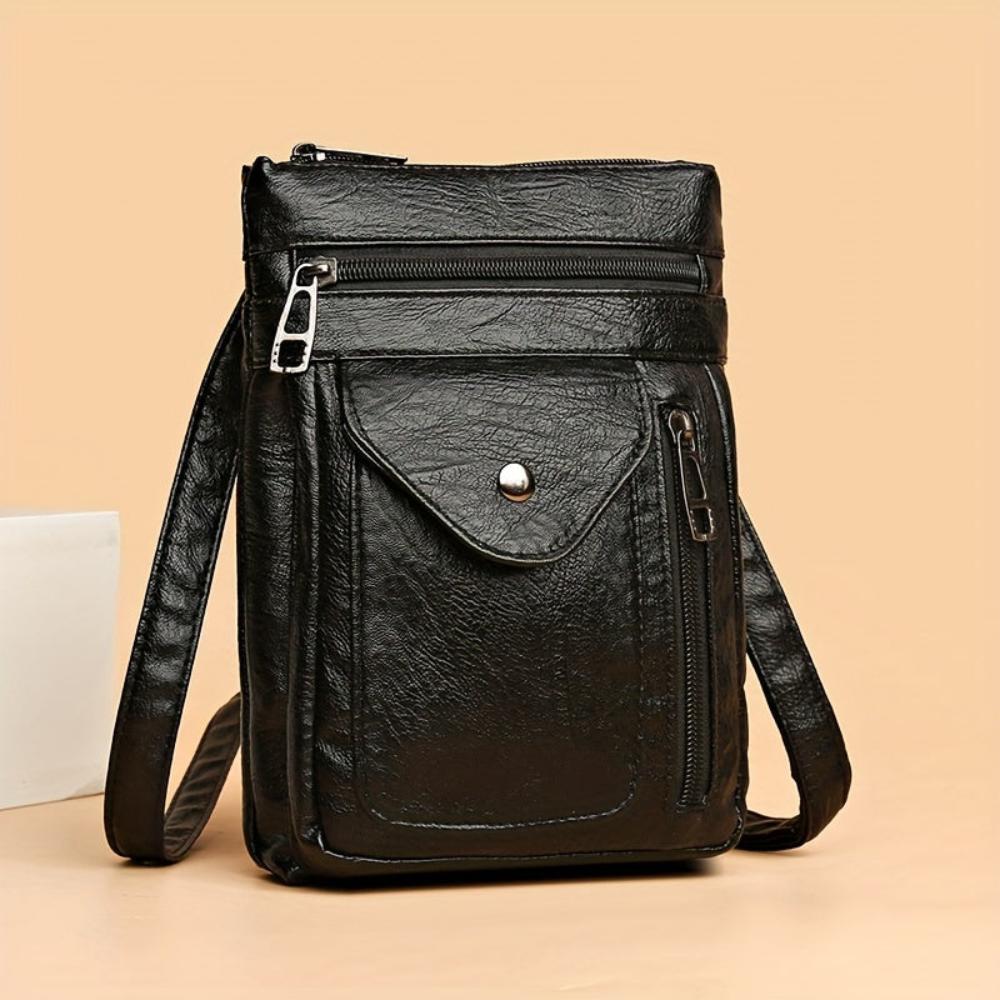 Lina | Vintage feel, daily comfort — Leather Shoulder Bag