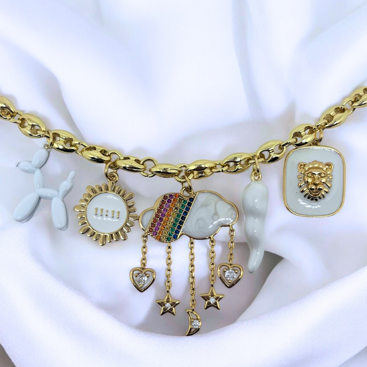 Rainbow Dust Necklace (Handmade & Limited Edition)