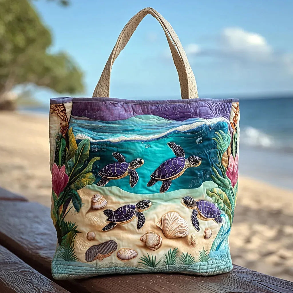 Quilted Tote - Spirit of the Lagoon