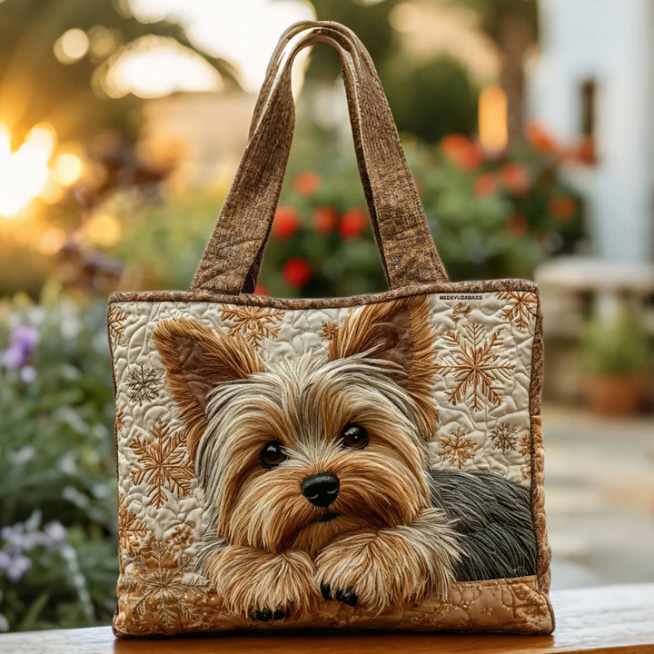 Quilted Tote - Adorable Yorkshire