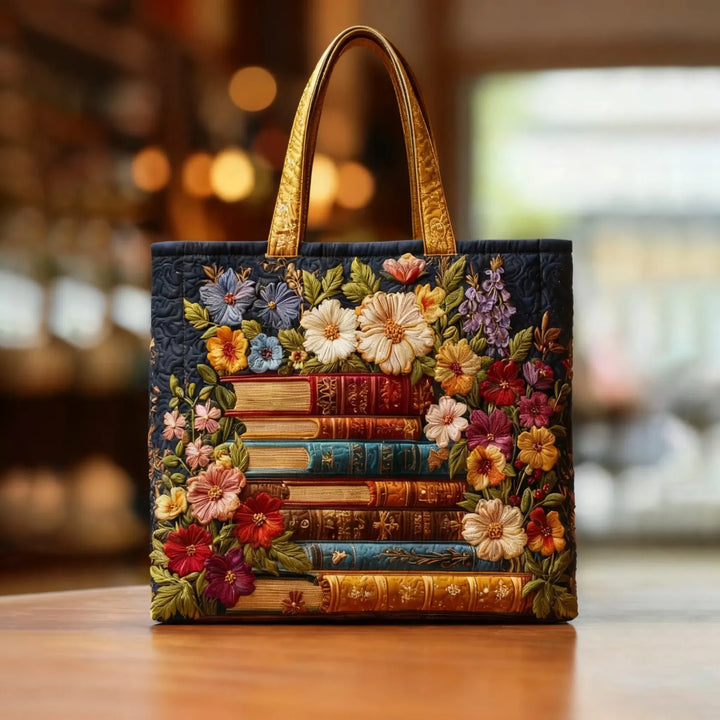 Quilted  - Floral Print and Books