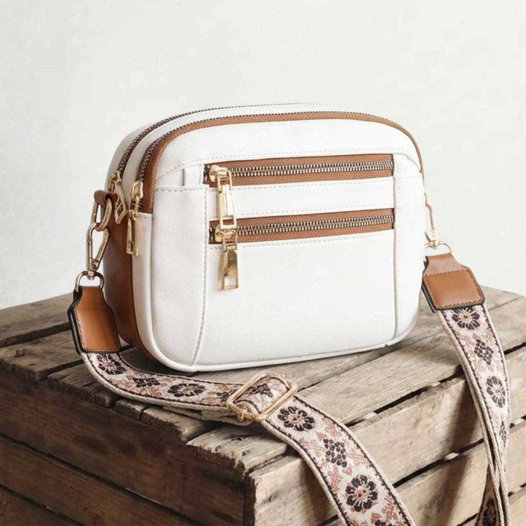 Isabella | Hands-free, everything in — Leather Crossbody Bag