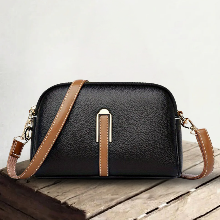 Mila | Small but Spacious — Leather Shoulder Bag
