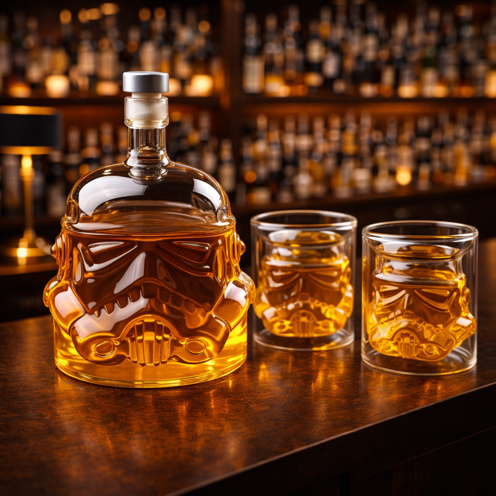 Whiskey Bottle - Set Bottle and Glass Edition