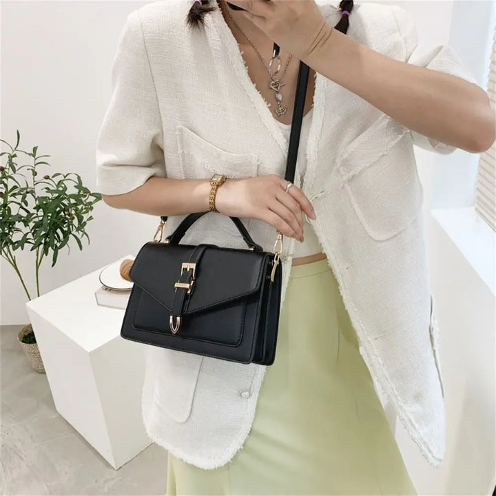 Lina | Never Search Again — Classic Leather Shoulder Bag