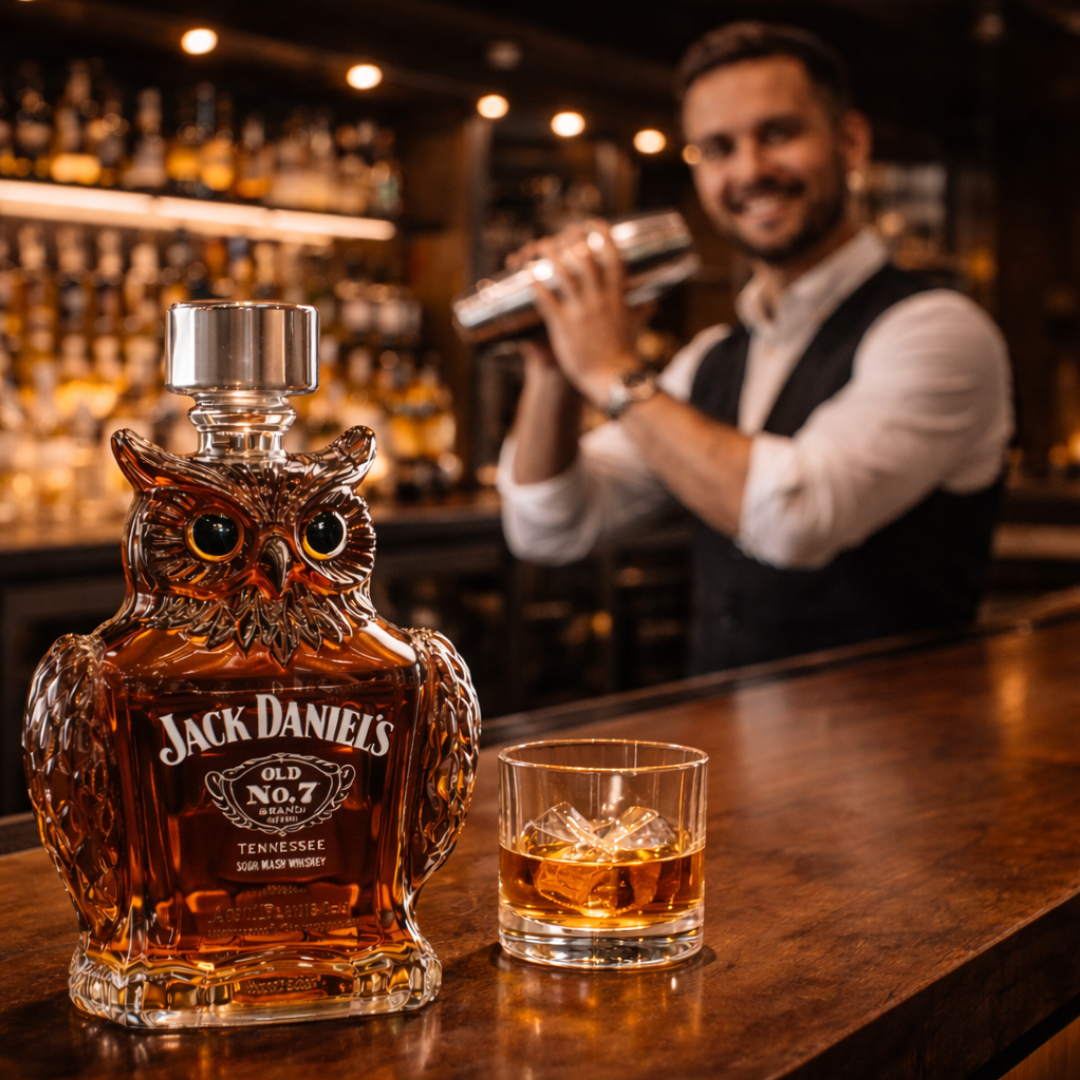 Whiskey Bottle - Owl Edition