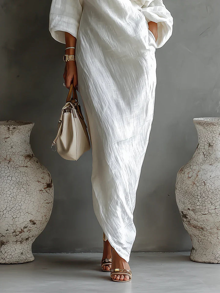 Melisa | Asymmetrical maxi dress, elegant and flowing