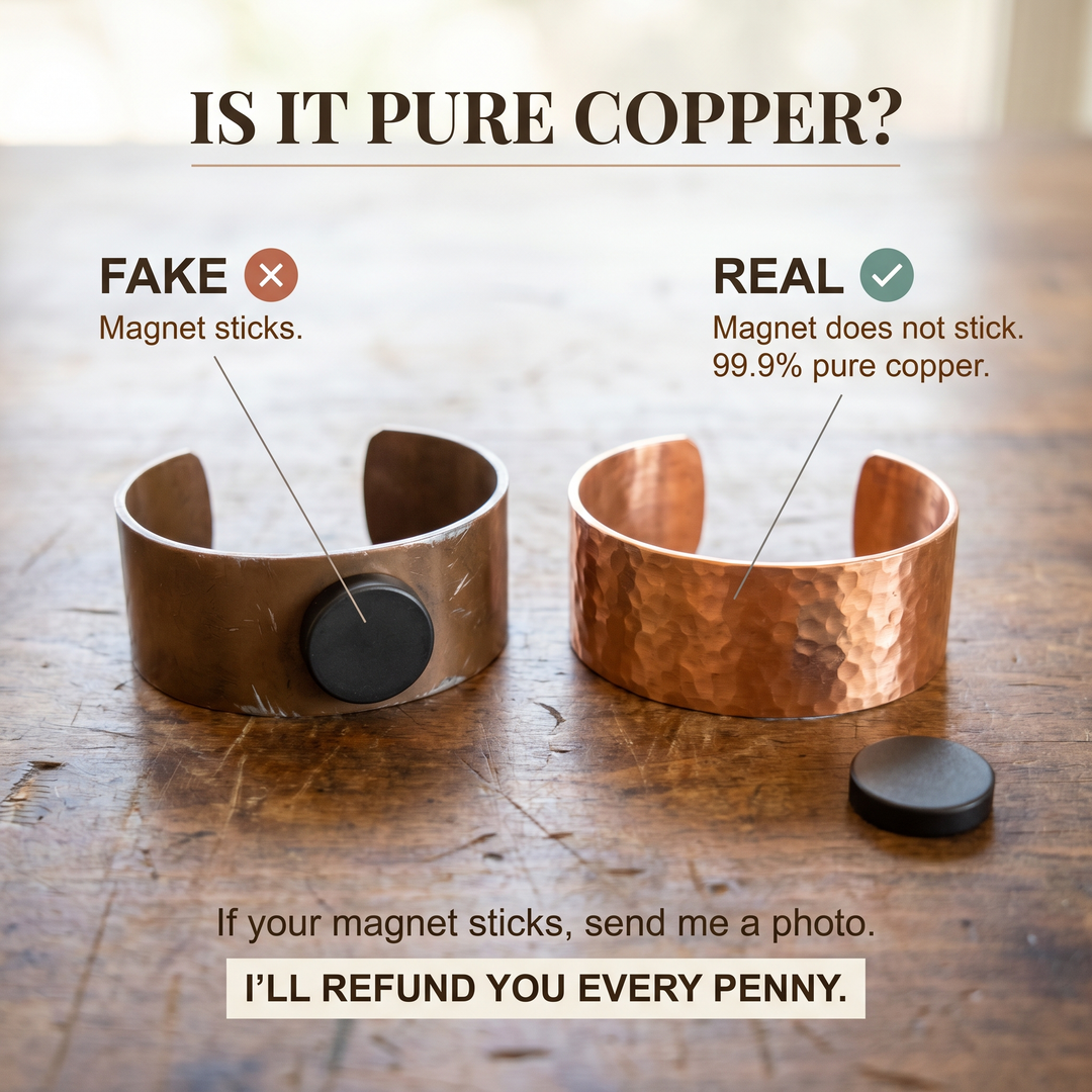 Vera's Seam Copper Bracelet