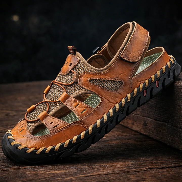 Clara Moretti | Leather Sandals with Support